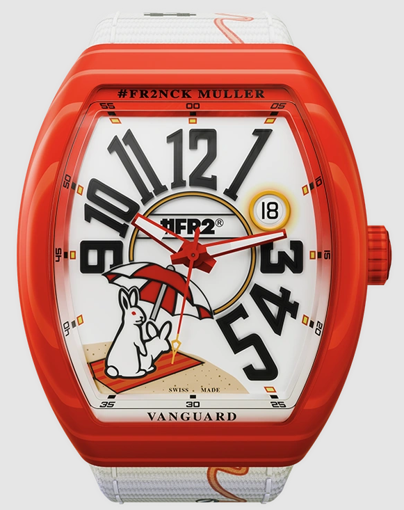 Review Franck Muller Vanguard Beach Limited Edition Replica Watch for Sale Cheap Price V 41 SC DT BEACH FR2 RGF RG GF BLC NR (BLC)